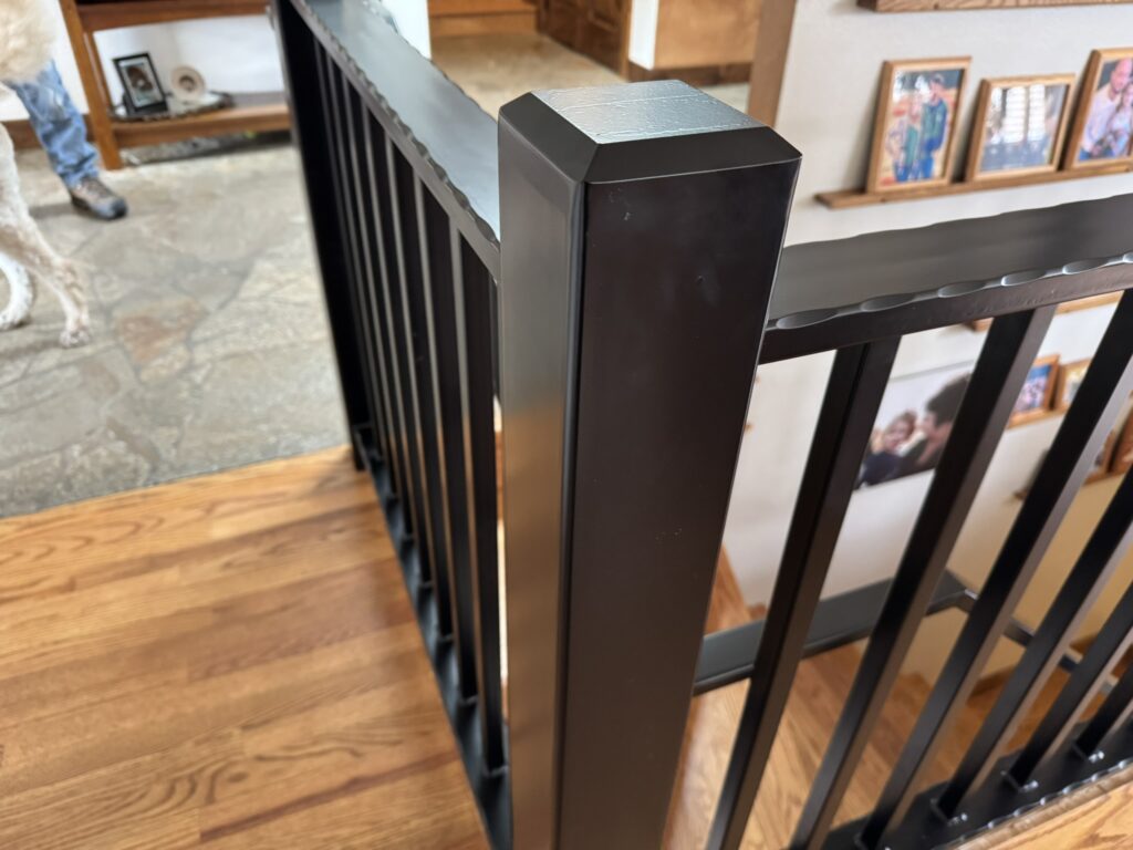custom metal staircase railing